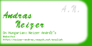 andras neizer business card